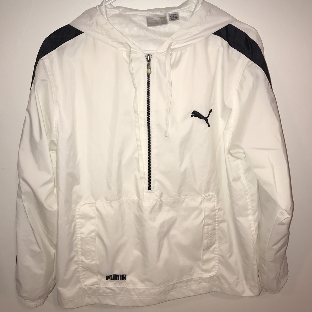 WHITE PUMA WINDBREAKER